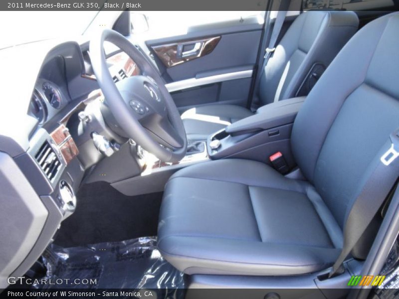 Black / Black 2011 Mercedes-Benz GLK 350