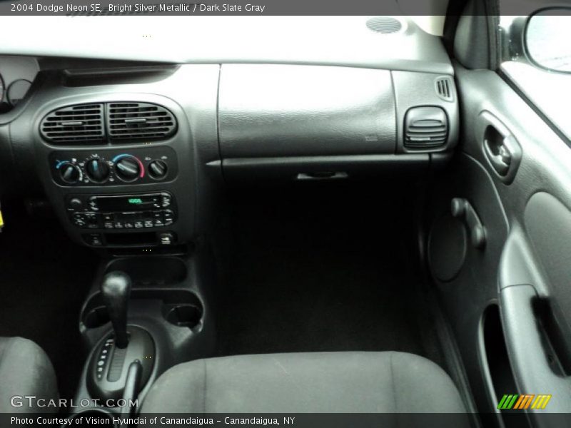 Bright Silver Metallic / Dark Slate Gray 2004 Dodge Neon SE