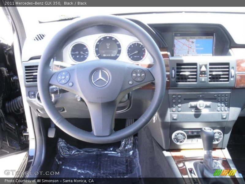 Black / Black 2011 Mercedes-Benz GLK 350