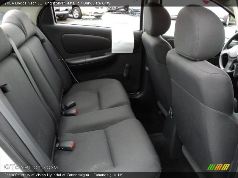 Bright Silver Metallic / Dark Slate Gray 2004 Dodge Neon SE