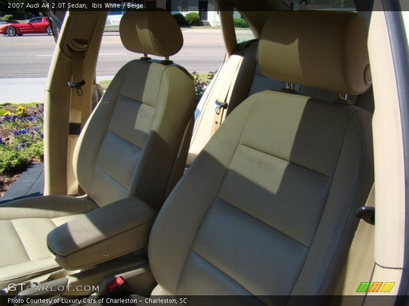 Ibis White / Beige 2007 Audi A4 2.0T Sedan