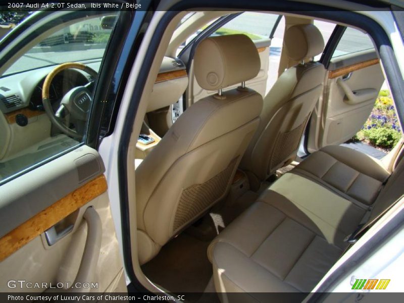 Ibis White / Beige 2007 Audi A4 2.0T Sedan