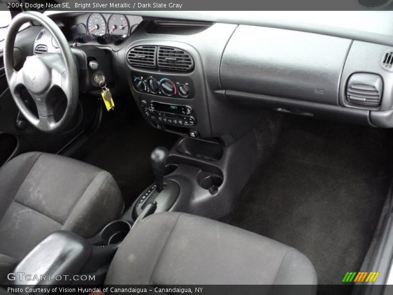 Bright Silver Metallic / Dark Slate Gray 2004 Dodge Neon SE