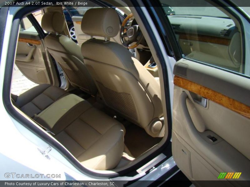 Ibis White / Beige 2007 Audi A4 2.0T Sedan