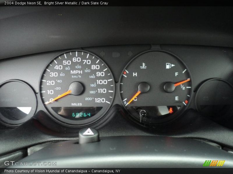 Bright Silver Metallic / Dark Slate Gray 2004 Dodge Neon SE