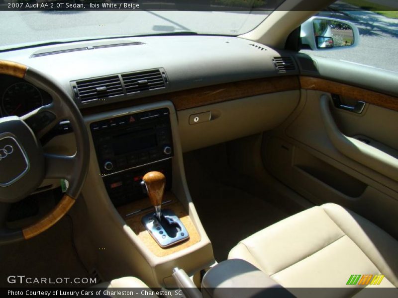 Ibis White / Beige 2007 Audi A4 2.0T Sedan
