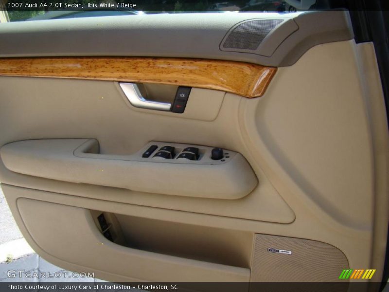 Ibis White / Beige 2007 Audi A4 2.0T Sedan