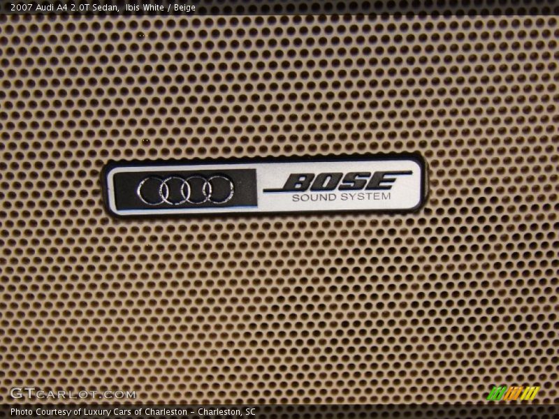 Ibis White / Beige 2007 Audi A4 2.0T Sedan