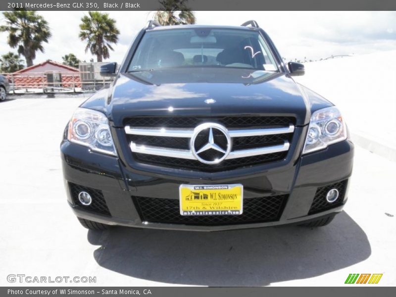 Black / Black 2011 Mercedes-Benz GLK 350