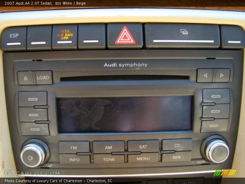 Ibis White / Beige 2007 Audi A4 2.0T Sedan