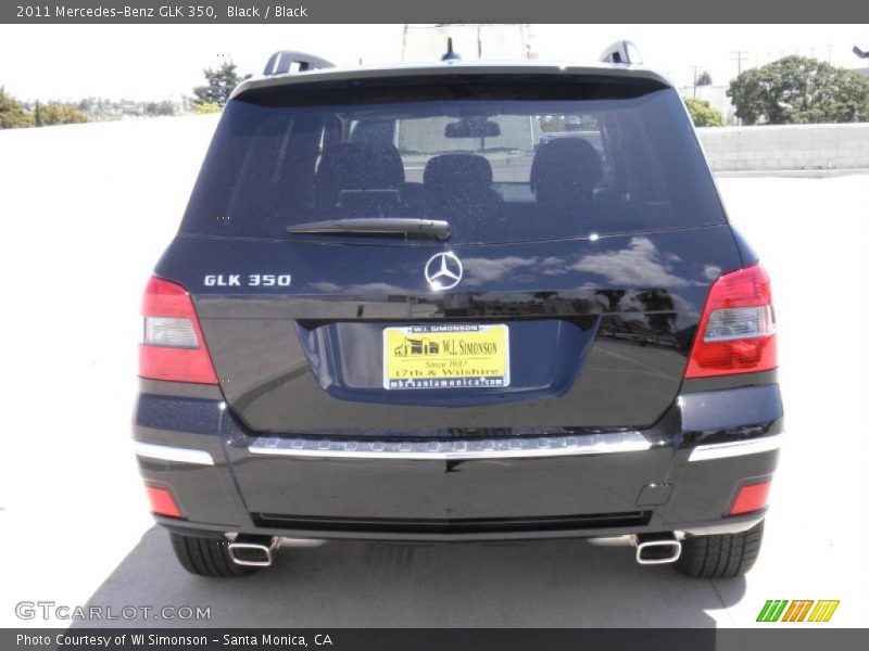 Black / Black 2011 Mercedes-Benz GLK 350