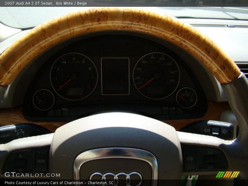 Ibis White / Beige 2007 Audi A4 2.0T Sedan