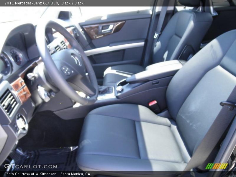Black / Black 2011 Mercedes-Benz GLK 350