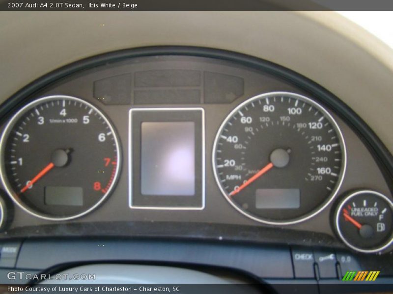 Ibis White / Beige 2007 Audi A4 2.0T Sedan