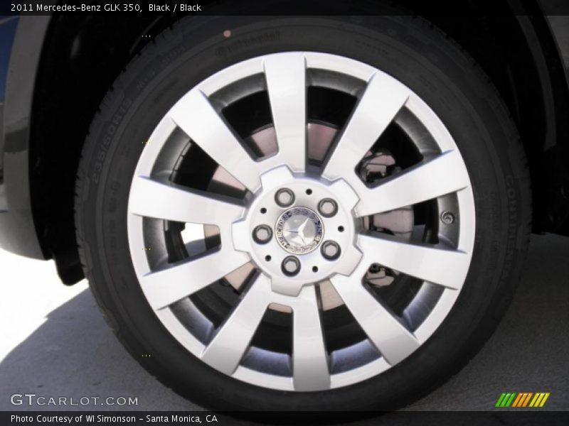Black / Black 2011 Mercedes-Benz GLK 350