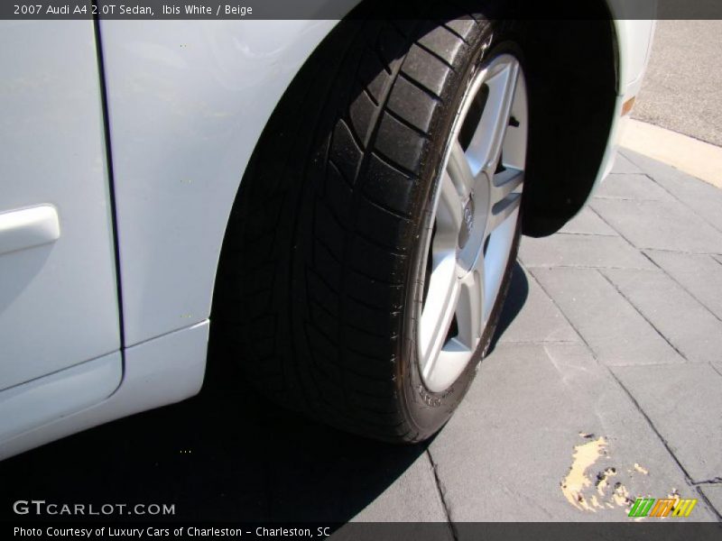 Ibis White / Beige 2007 Audi A4 2.0T Sedan