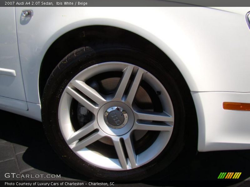 Ibis White / Beige 2007 Audi A4 2.0T Sedan