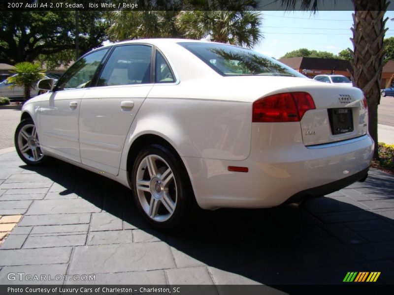 Ibis White / Beige 2007 Audi A4 2.0T Sedan