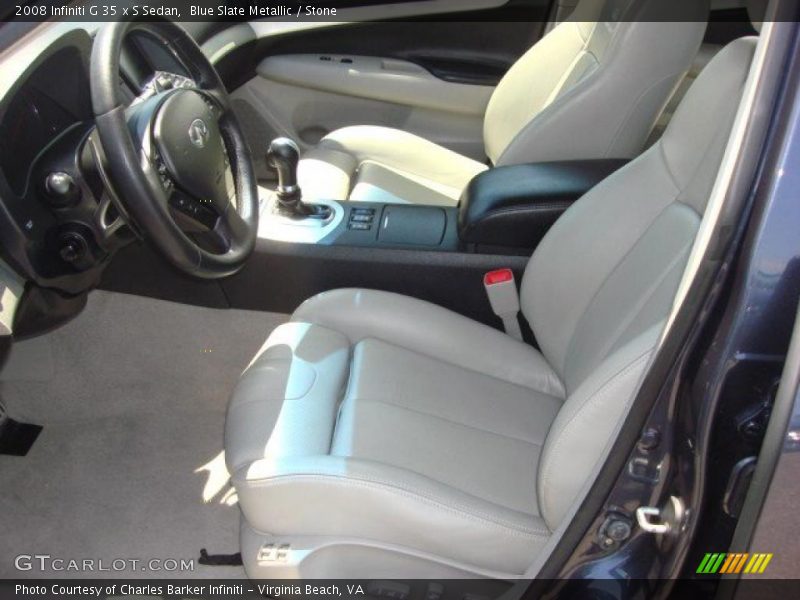 Blue Slate Metallic / Stone 2008 Infiniti G 35 x S Sedan