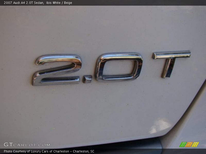 Ibis White / Beige 2007 Audi A4 2.0T Sedan