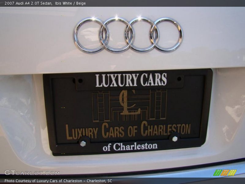 Ibis White / Beige 2007 Audi A4 2.0T Sedan