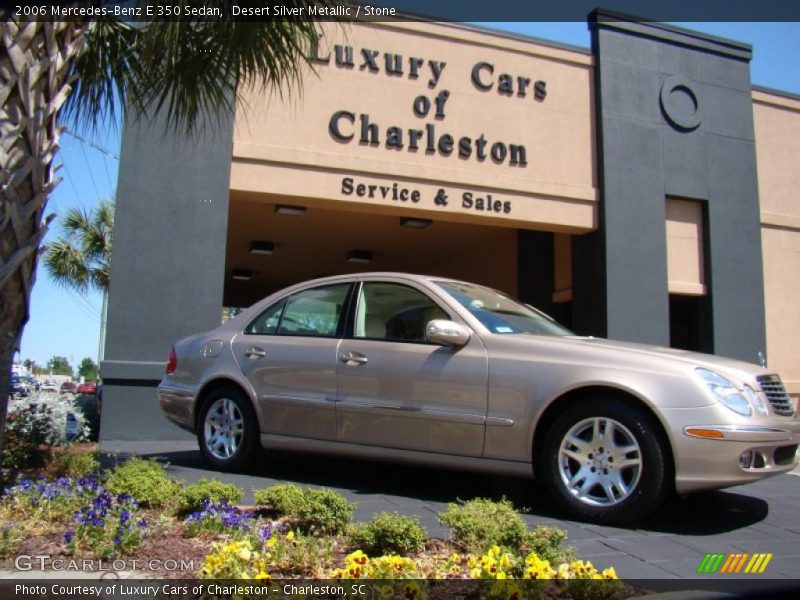 Desert Silver Metallic / Stone 2006 Mercedes-Benz E 350 Sedan