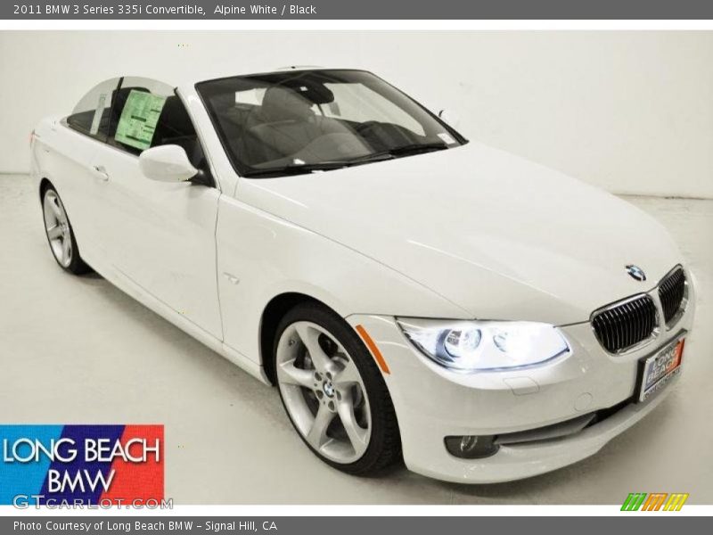 Alpine White / Black 2011 BMW 3 Series 335i Convertible