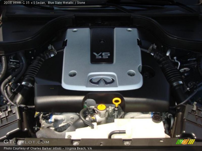 Blue Slate Metallic / Stone 2008 Infiniti G 35 x S Sedan