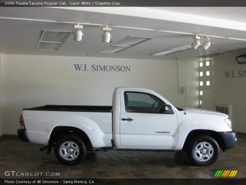 Super White / Graphite Gray 2006 Toyota Tacoma Regular Cab