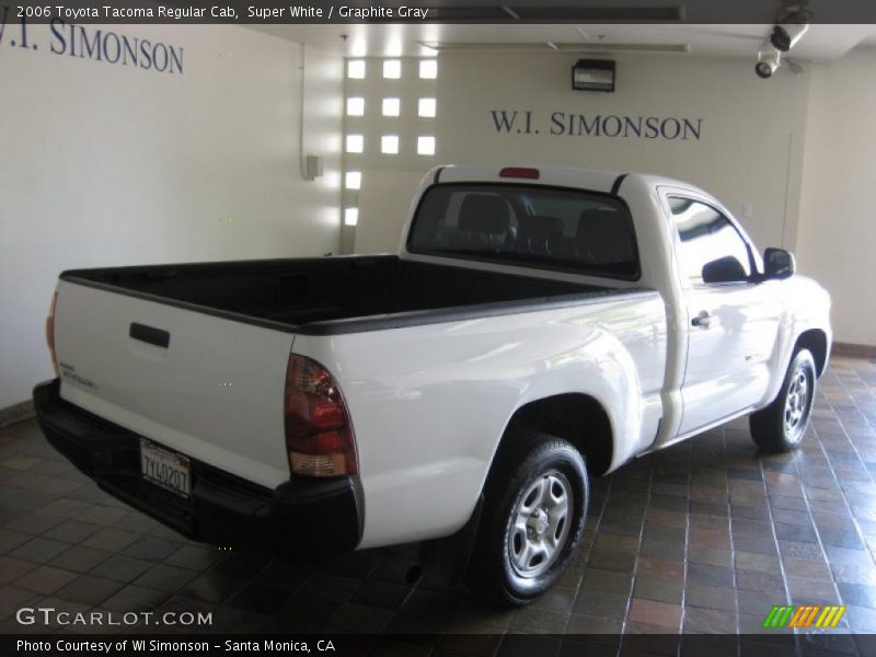Super White / Graphite Gray 2006 Toyota Tacoma Regular Cab