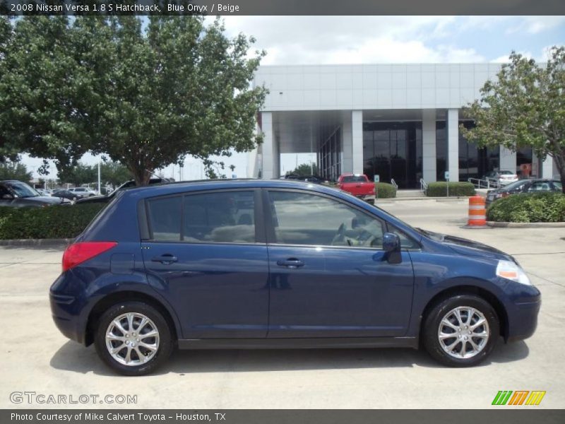 Blue Onyx / Beige 2008 Nissan Versa 1.8 S Hatchback