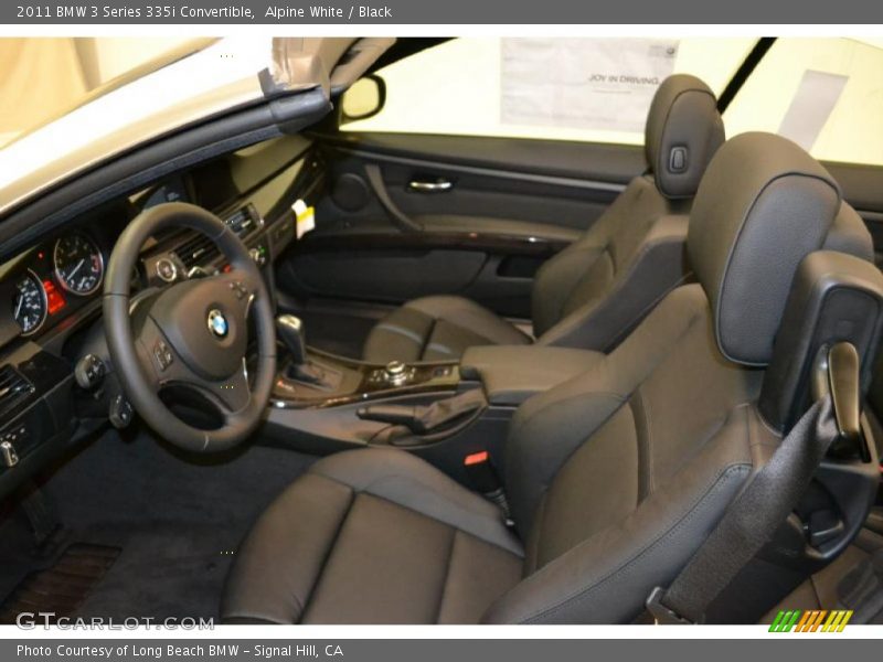 Alpine White / Black 2011 BMW 3 Series 335i Convertible