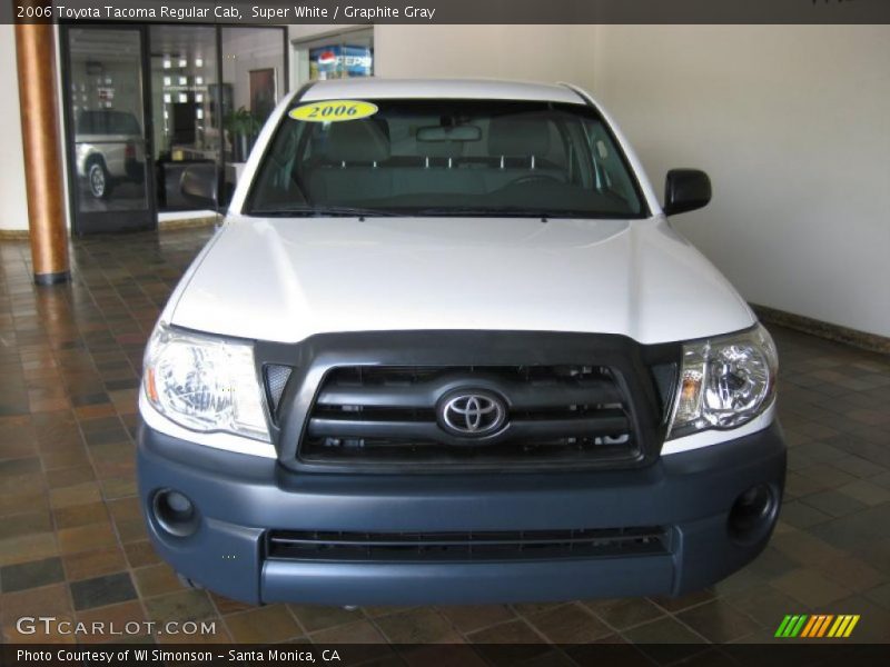Super White / Graphite Gray 2006 Toyota Tacoma Regular Cab