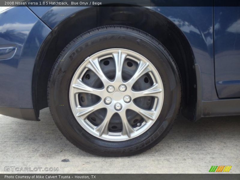 Blue Onyx / Beige 2008 Nissan Versa 1.8 S Hatchback