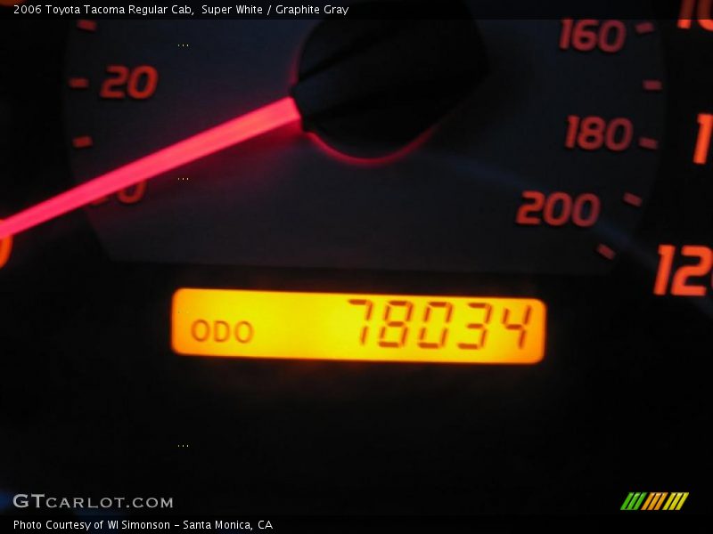 Super White / Graphite Gray 2006 Toyota Tacoma Regular Cab