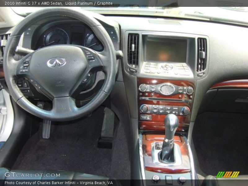 Liquid Platinum / Graphite 2010 Infiniti G 37 x AWD Sedan