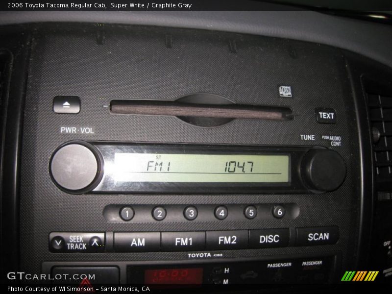 Super White / Graphite Gray 2006 Toyota Tacoma Regular Cab