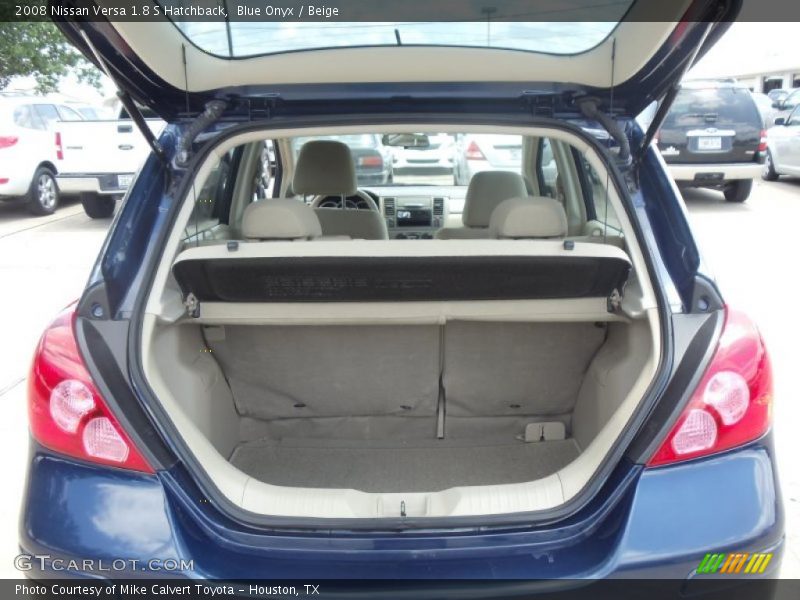 Blue Onyx / Beige 2008 Nissan Versa 1.8 S Hatchback