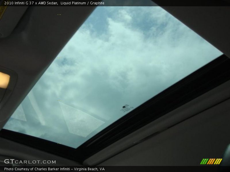 Liquid Platinum / Graphite 2010 Infiniti G 37 x AWD Sedan