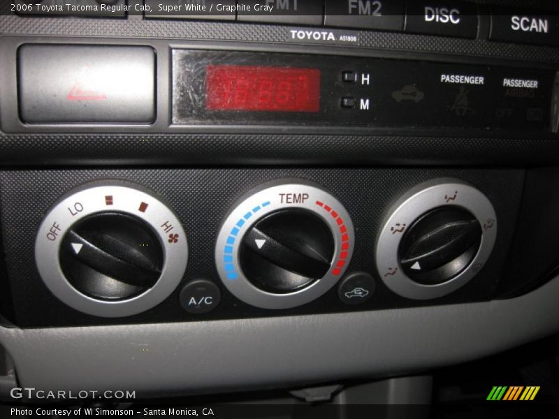 Super White / Graphite Gray 2006 Toyota Tacoma Regular Cab