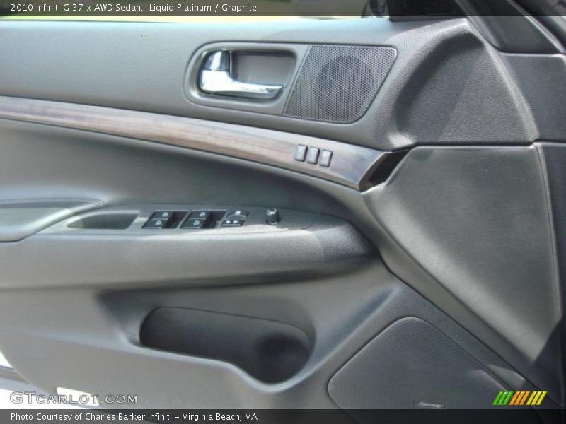 Liquid Platinum / Graphite 2010 Infiniti G 37 x AWD Sedan
