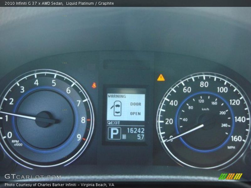 Liquid Platinum / Graphite 2010 Infiniti G 37 x AWD Sedan