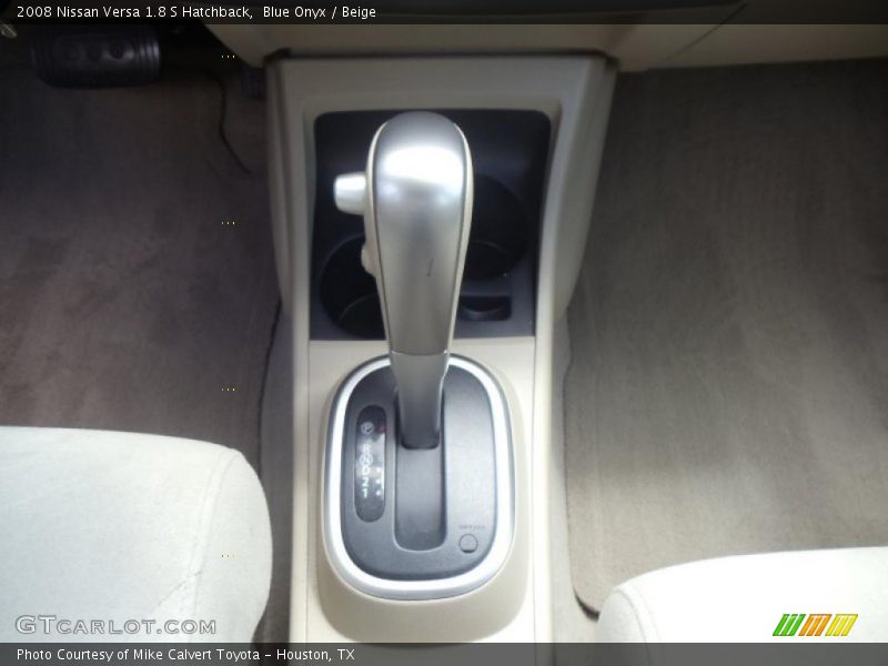 Blue Onyx / Beige 2008 Nissan Versa 1.8 S Hatchback