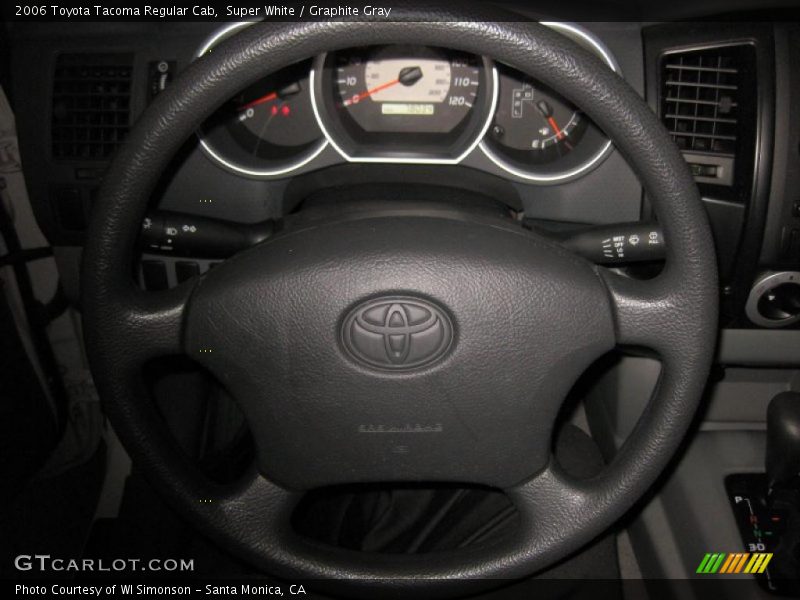 Super White / Graphite Gray 2006 Toyota Tacoma Regular Cab