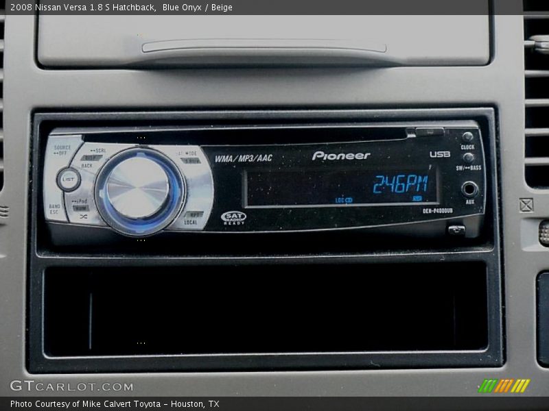 Blue Onyx / Beige 2008 Nissan Versa 1.8 S Hatchback