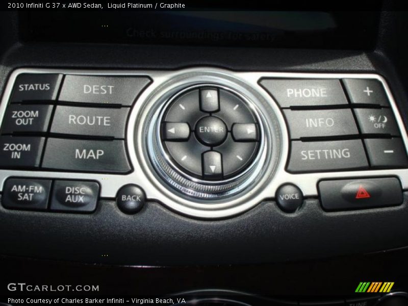 Liquid Platinum / Graphite 2010 Infiniti G 37 x AWD Sedan