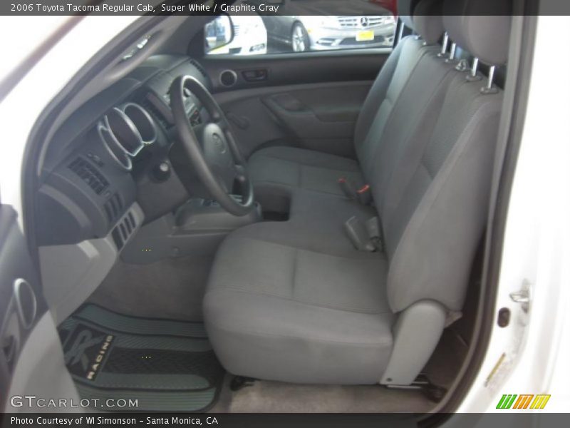 Super White / Graphite Gray 2006 Toyota Tacoma Regular Cab