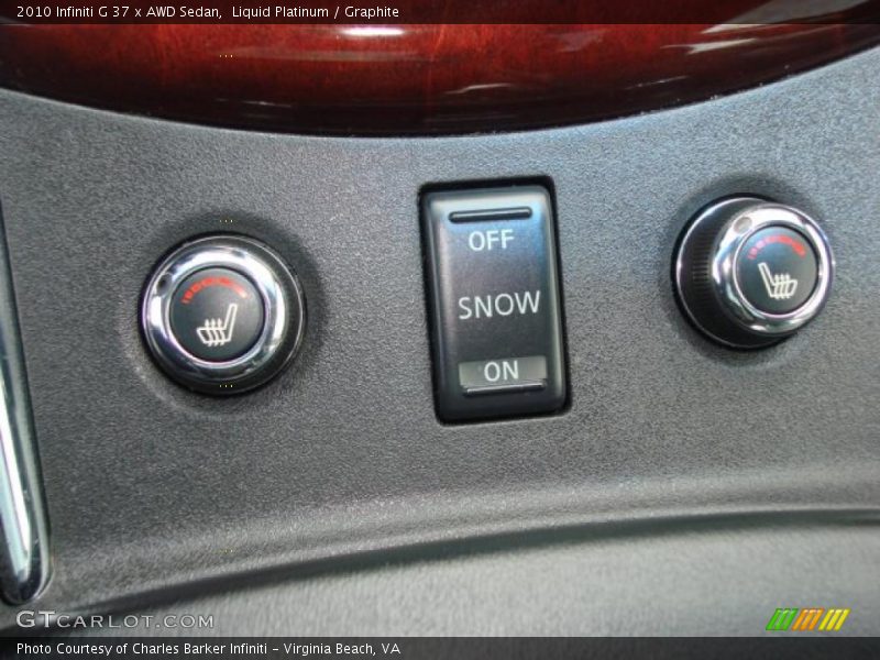 Liquid Platinum / Graphite 2010 Infiniti G 37 x AWD Sedan