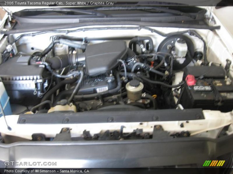 Super White / Graphite Gray 2006 Toyota Tacoma Regular Cab