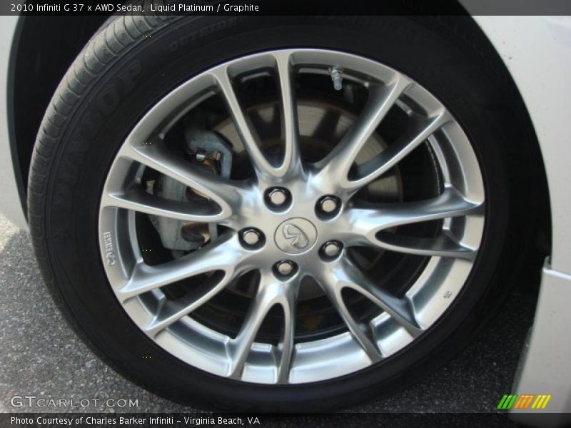  2010 G 37 x AWD Sedan Wheel